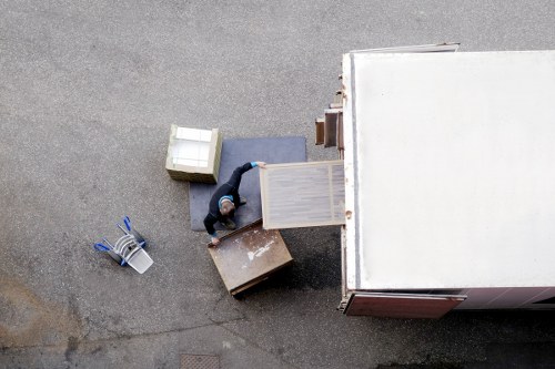 Removal team helping with a residential move in Finchley