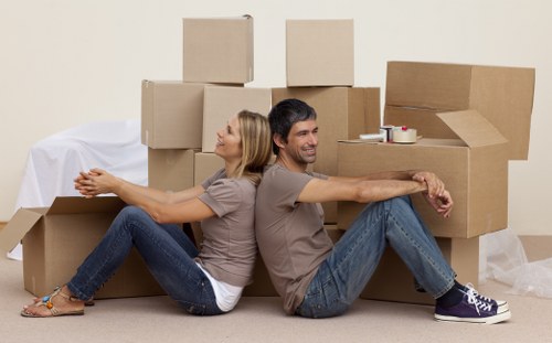 Local man with van service helping with a Finchley home move