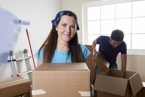 Visual symbol for accessibility support requests at Finchley Removals