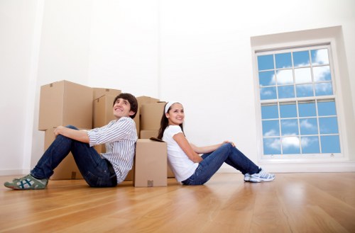 Organized packing and careful handling during a Finchley relocation