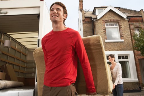 Completed Finchley removal process with organized items