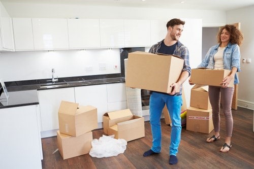 Careful transport of household items by a local man and van team