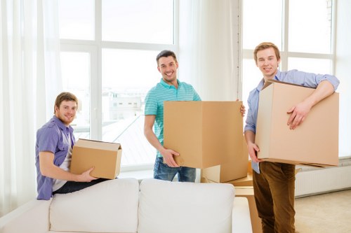 Local movers handling a flat move in Finchley with care