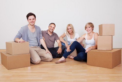 Flat move assistance in Finchley with boxes and household items